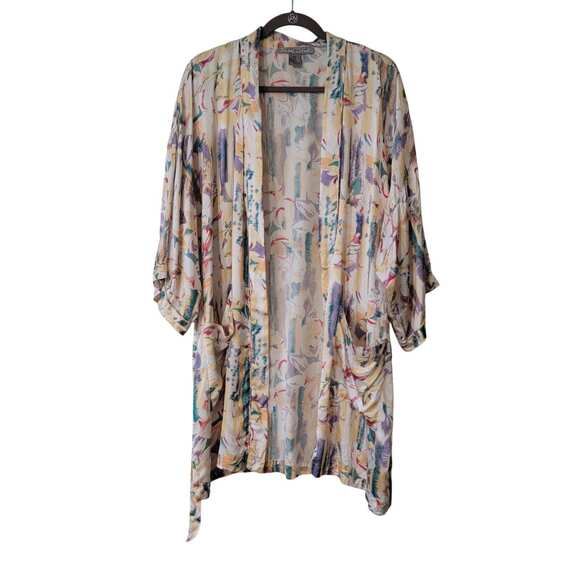 90s Silk Robe - Picture 1 of 9